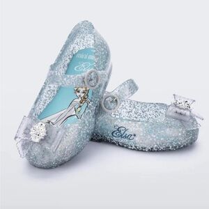 NWOT: Mini Melissa Elsa Shoes Elsa Frozen